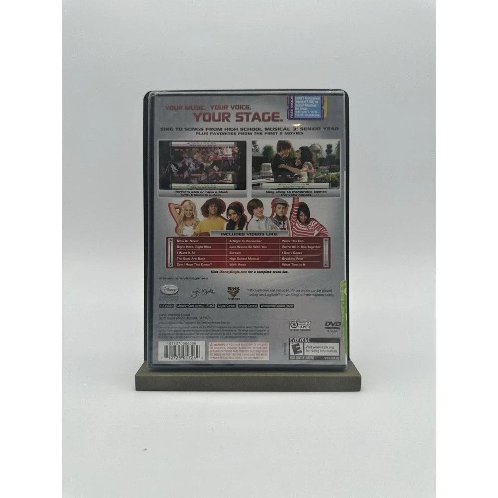 Disney Sing It: High School Musical 3 --‎ Senior Year (Sony PlayStation 2, 2009)